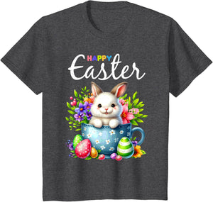 Bunny Egg Hunt Happy Easter Cute Spring Christian Holiday
