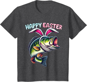 Fisherman Bunny Ears Funny Fish Easter Holiday Eggs Fishing