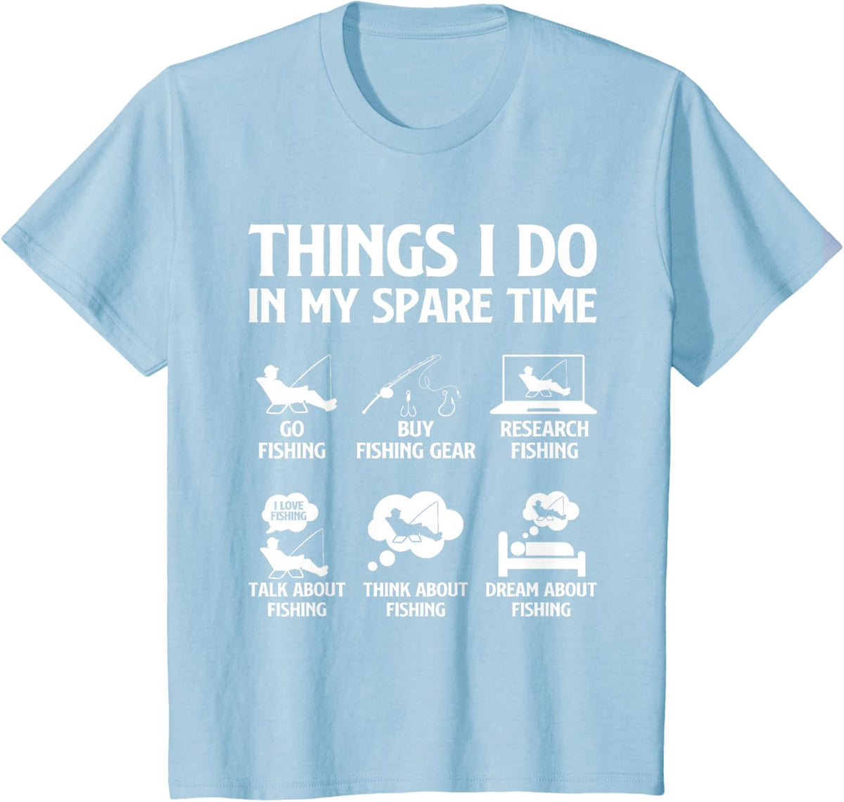 Things I Do in My Spare Time Fishing Boys Men Bass Fishing