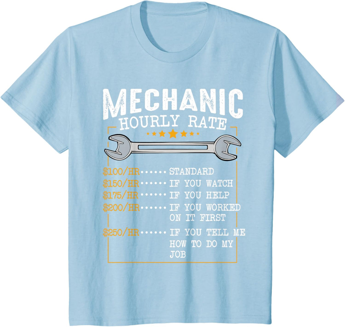 Mechanic Hourly Rate Car Mechatronics Engineer Profession Car Gift