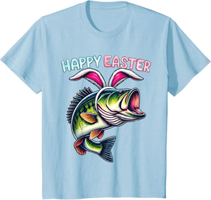 Fisherman Bunny Ears Funny Fish Easter Holiday Eggs Fishing