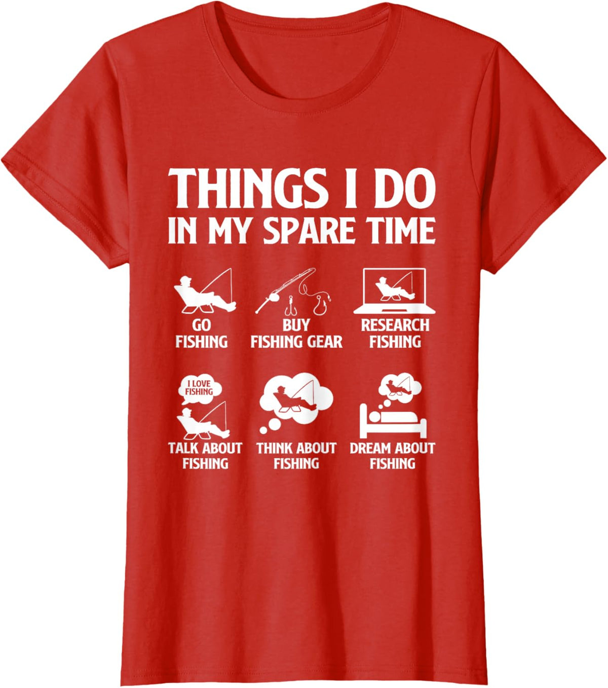 Things I Do in My Spare Time Fishing Boys Men Bass Fishing