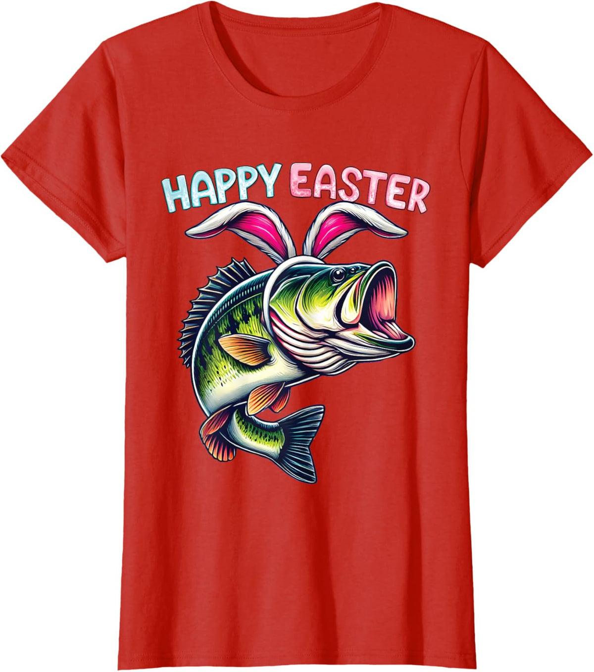 Fisherman Bunny Ears Funny Fish Easter Holiday Eggs Fishing
