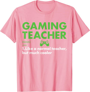 Gamer Teacher Definition Gaming Men Women