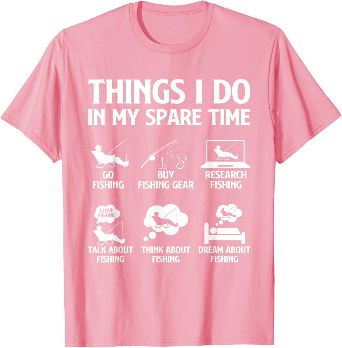 Things I Do in My Spare Time Fishing Boys Men Bass Fishing