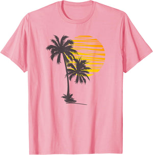 Beach Palm Tree T-Shirt Nice Funny Holiday Summer Holiday
