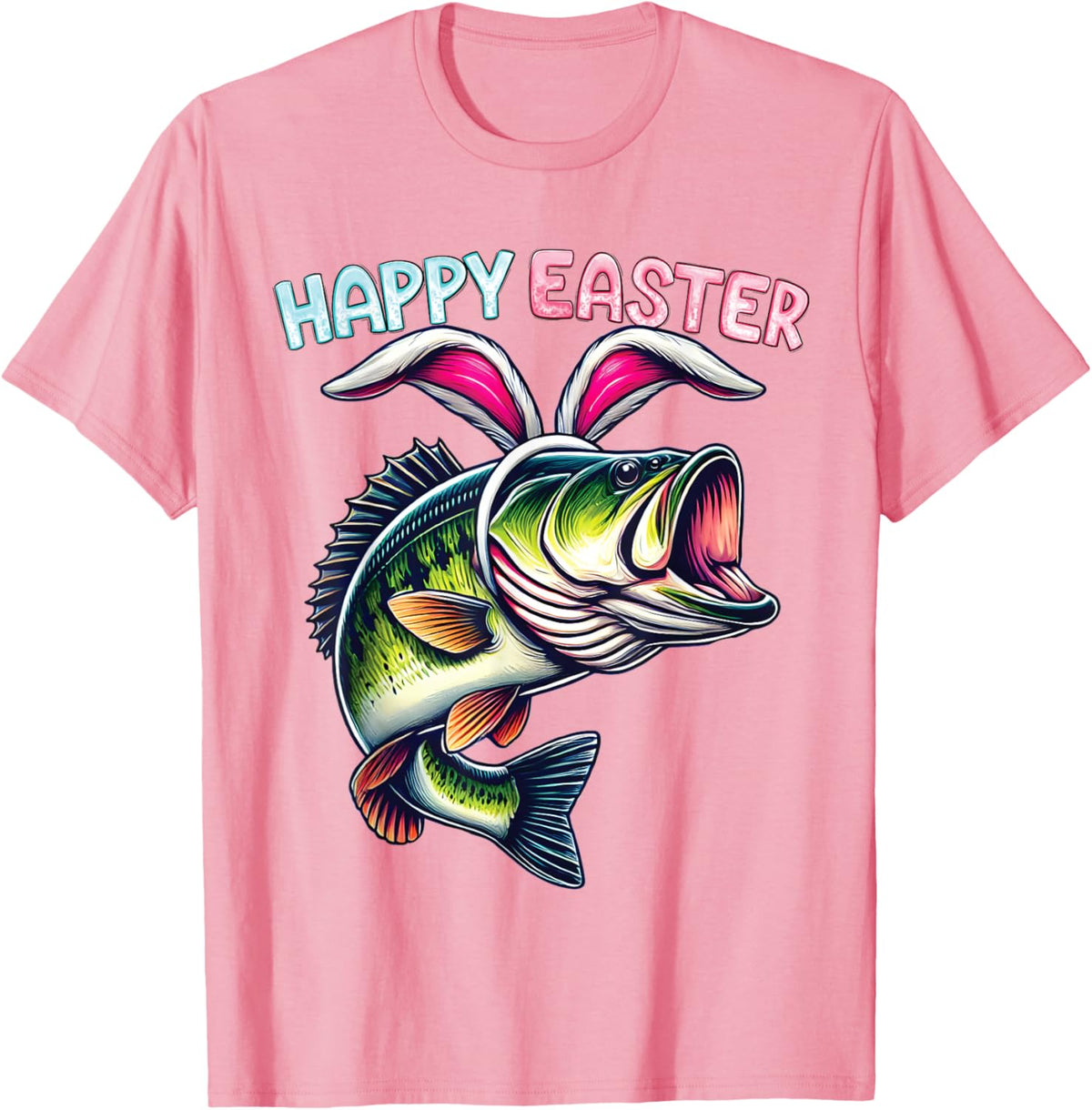 Fisherman Bunny Ears Funny Fish Easter Holiday Eggs Fishing