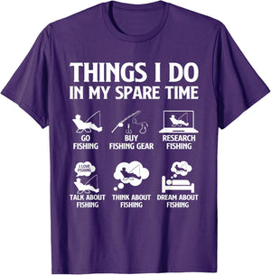 Things I Do in My Spare Time Fishing Boys Men Bass Fishing