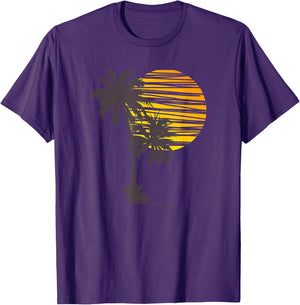 Beach Palm Tree T-Shirt Nice Funny Holiday Summer Holiday