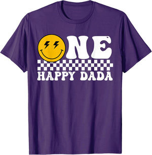 Happy Dada 1st Birthday Family Matching Theme