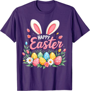 Happy Easter Bunny Spring Easter Egg Easter Shirts For Women