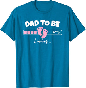 Dad to Be 2026 Loading Pink Little Girl Pregnancy Reveal