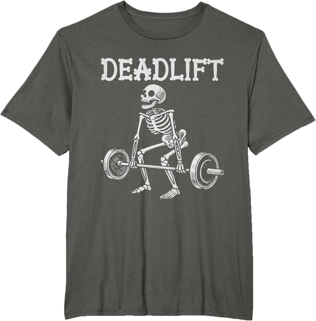Deadlift Funny Halloween Skeleton Weight Lifting Workout