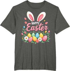 Happy Easter Bunny Spring Easter Egg Easter Shirts For Women