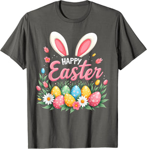 Happy Easter Bunny Spring Easter Egg Easter Shirts For Women