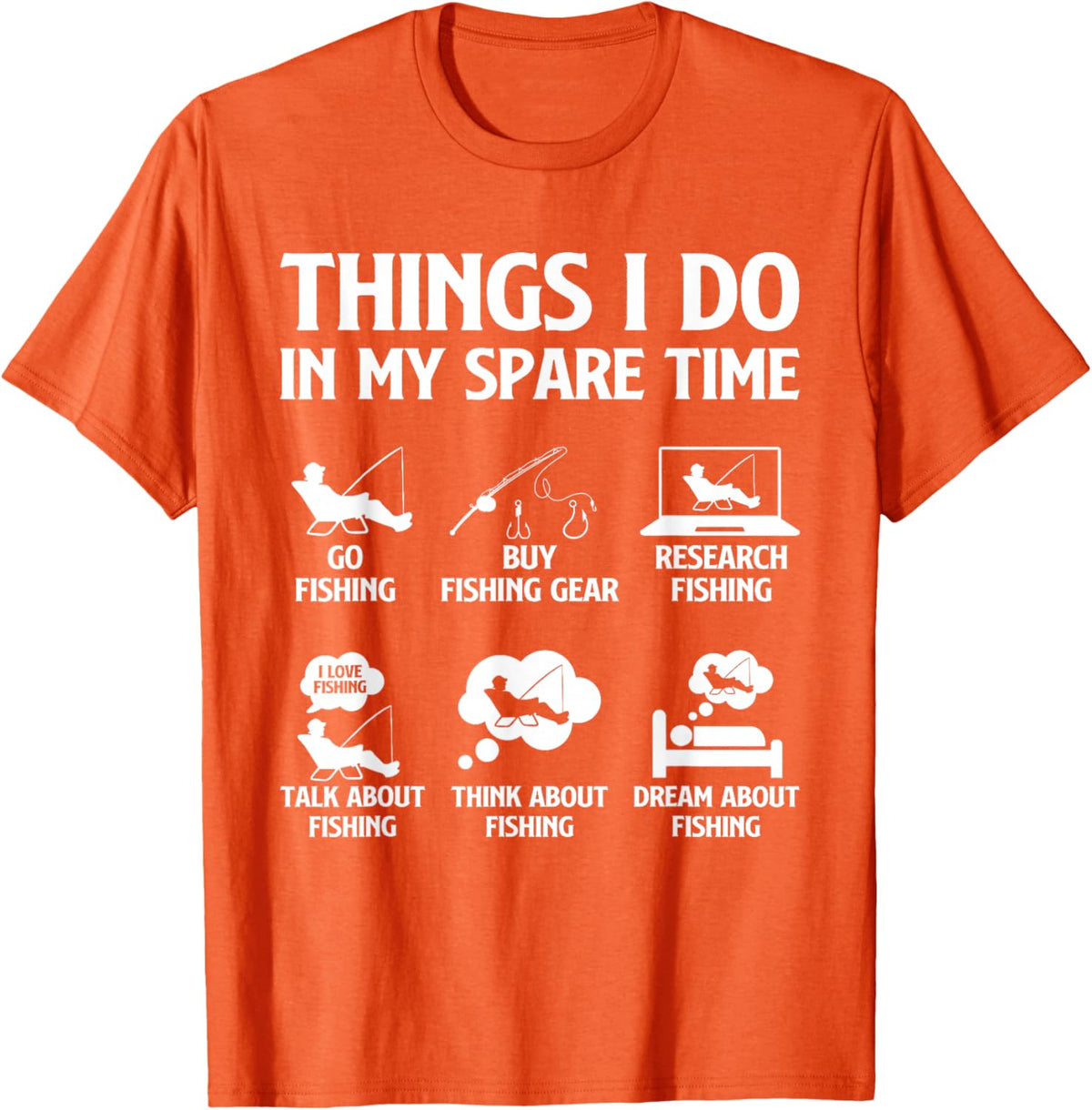 Things I Do in My Spare Time Fishing Boys Men Bass Fishing