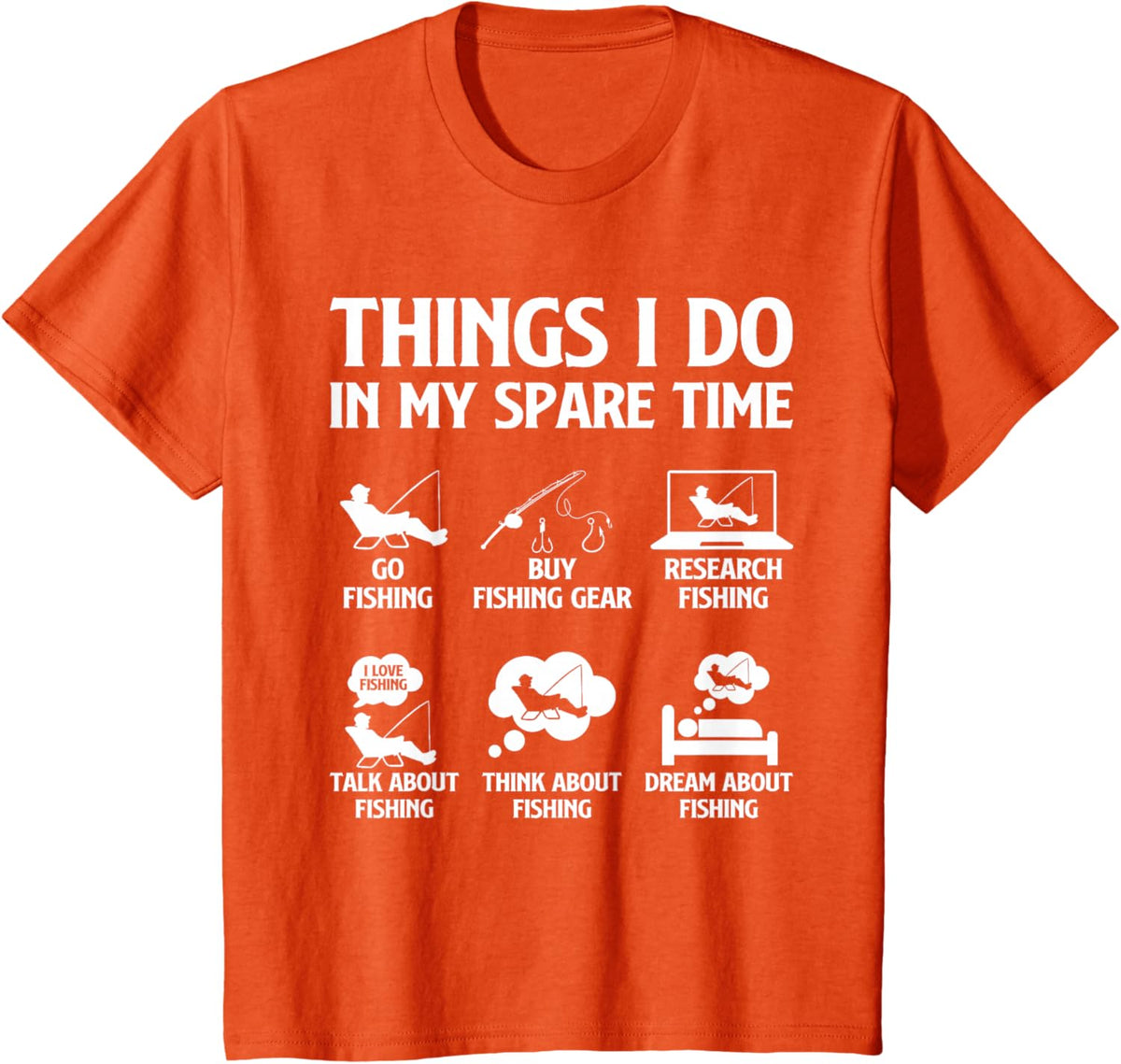 Things I Do in My Spare Time Fishing Boys Men Bass Fishing