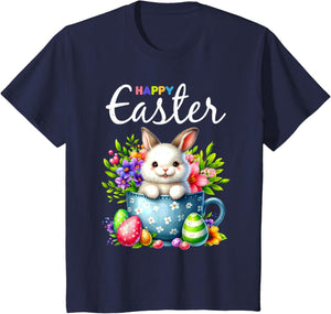 Bunny Egg Hunt Happy Easter Cute Spring Christian Holiday