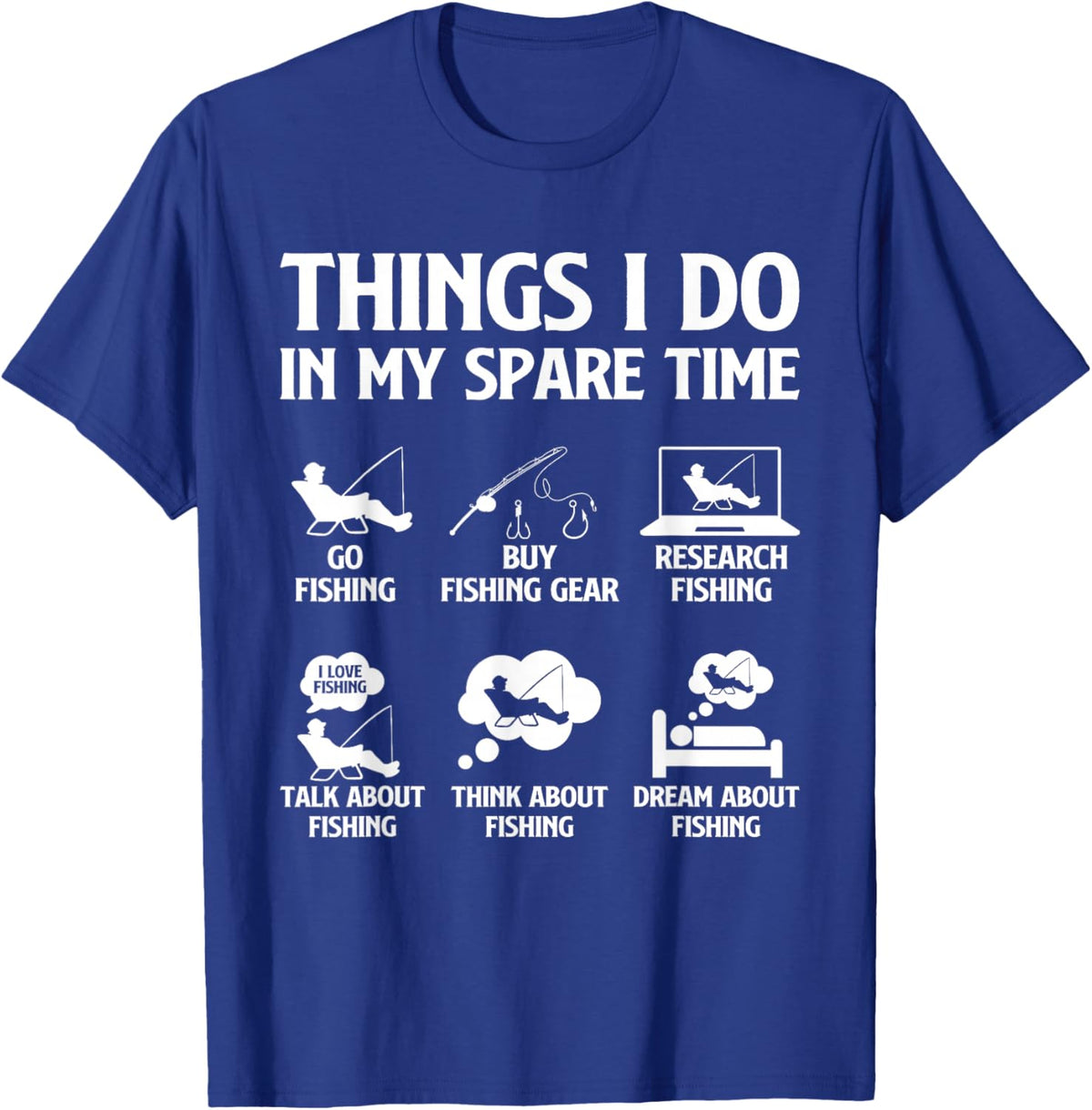 Things I Do in My Spare Time Fishing Boys Men Bass Fishing