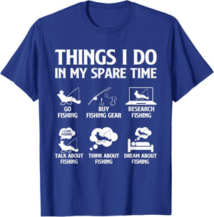 Things I Do in My Spare Time Fishing Boys Men Bass Fishing
