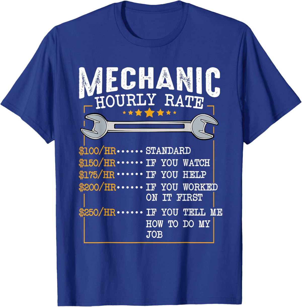Mechanic Hourly Rate Car Mechatronics Engineer Profession Car Gift