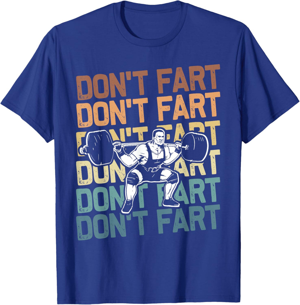 Funny Wieghtlifting Apparel for Men Women Don't Fart Lifting Weights Weightlifting Gym Fitness Workout T-Shirt, Small, Black