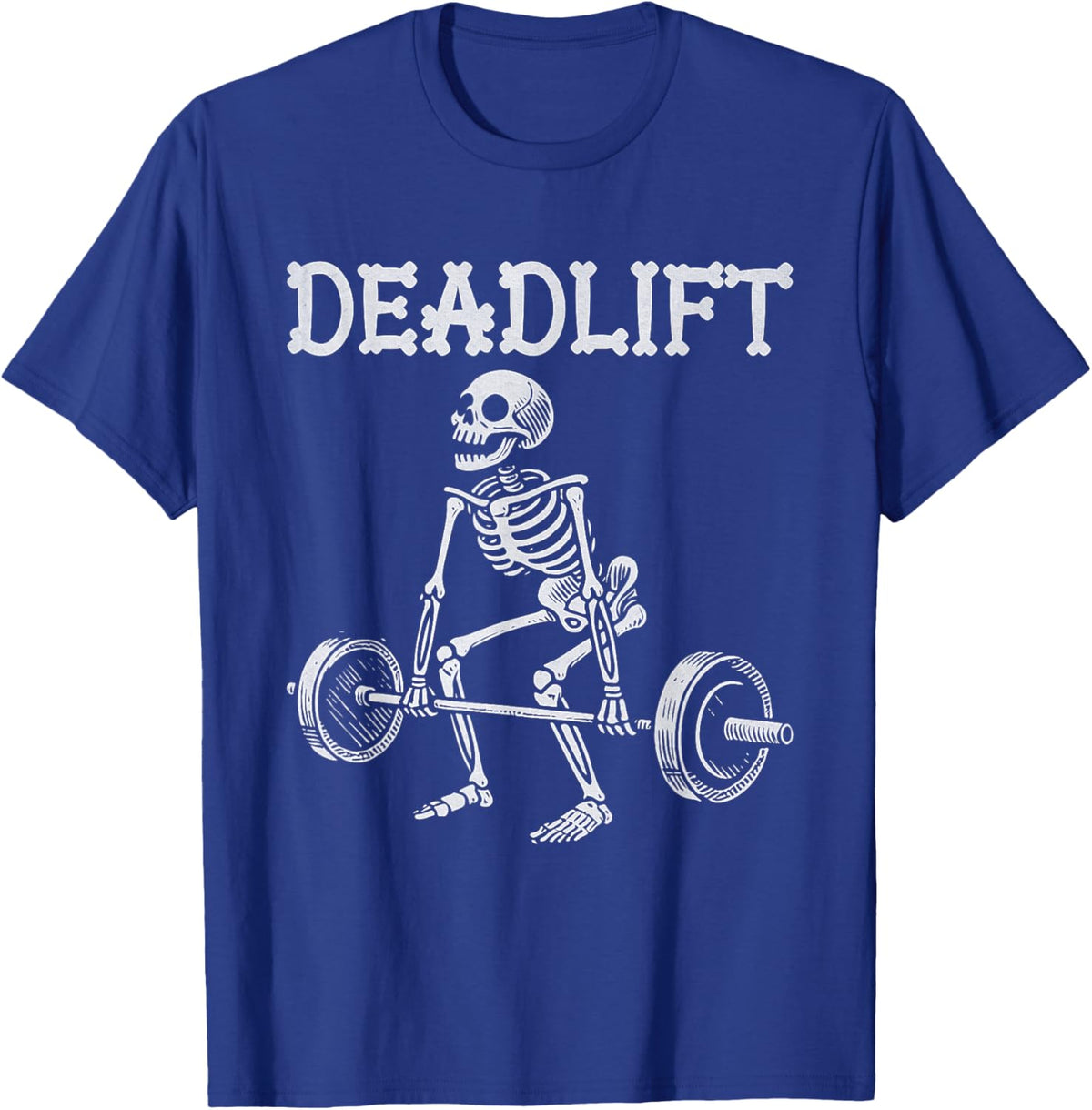 Deadlift Funny Halloween Skeleton Weight Lifting Workout