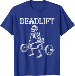 Deadlift Funny Halloween Skeleton Weight Lifting Workout