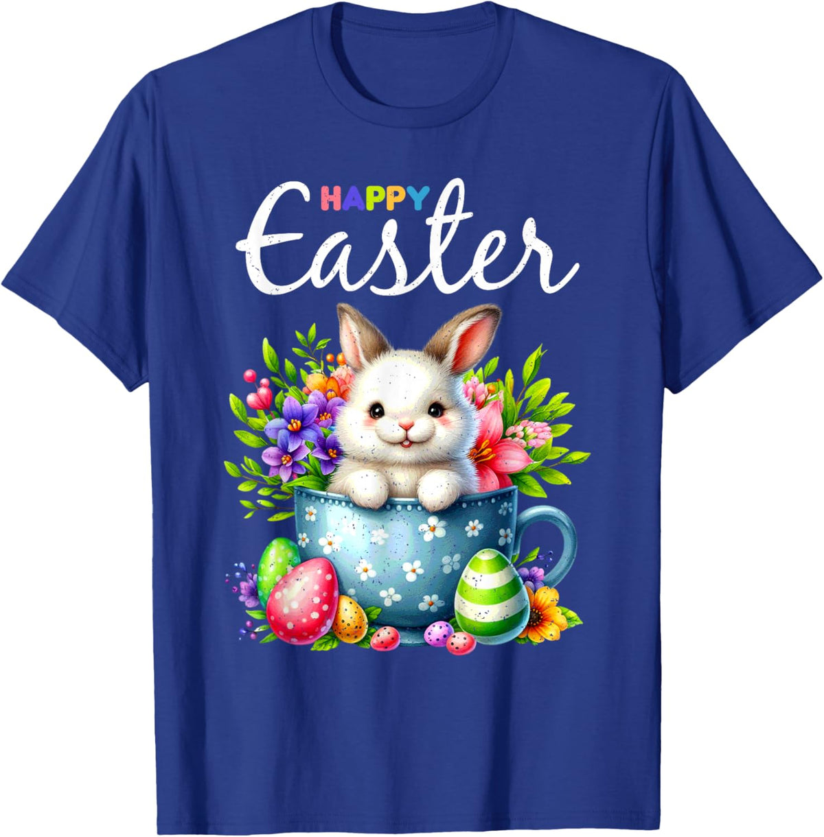 Bunny Egg Hunt Happy Easter Cute Spring Christian Holiday
