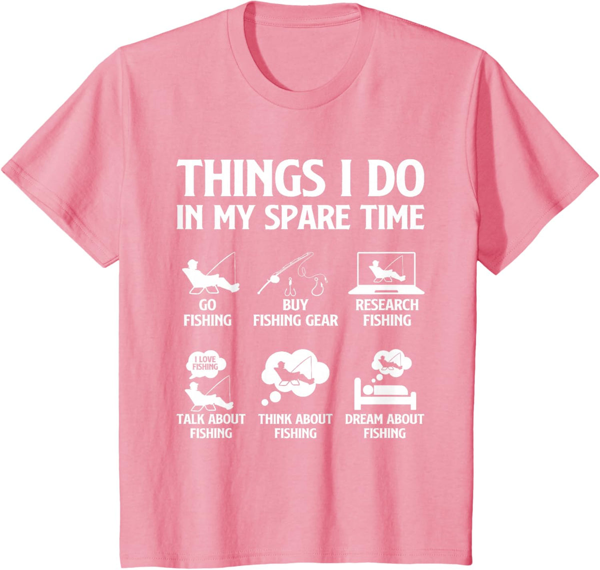 Things I Do in My Spare Time Fishing Boys Men Bass Fishing