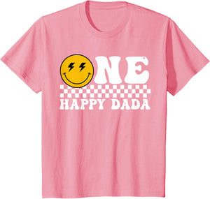 Happy Dada 1st Birthday Family Matching Theme