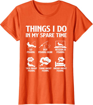 Things I Do in My Spare Time Fishing Boys Men Bass Fishing