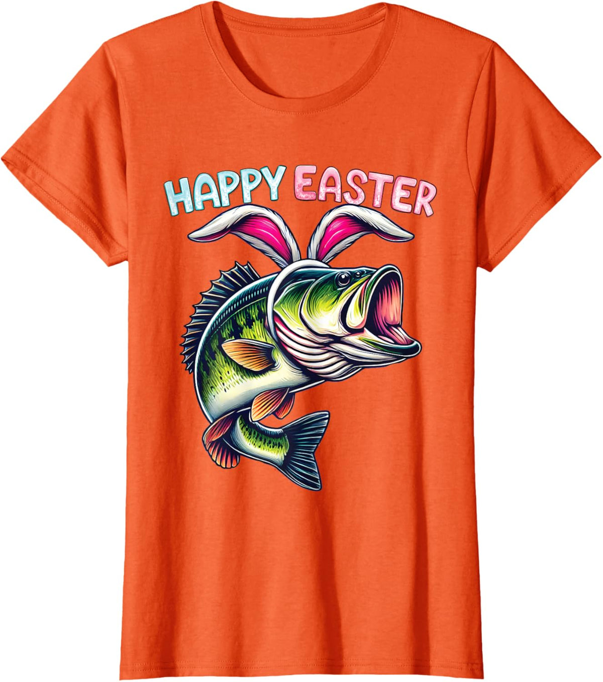 Fisherman Bunny Ears Funny Fish Easter Holiday Eggs Fishing