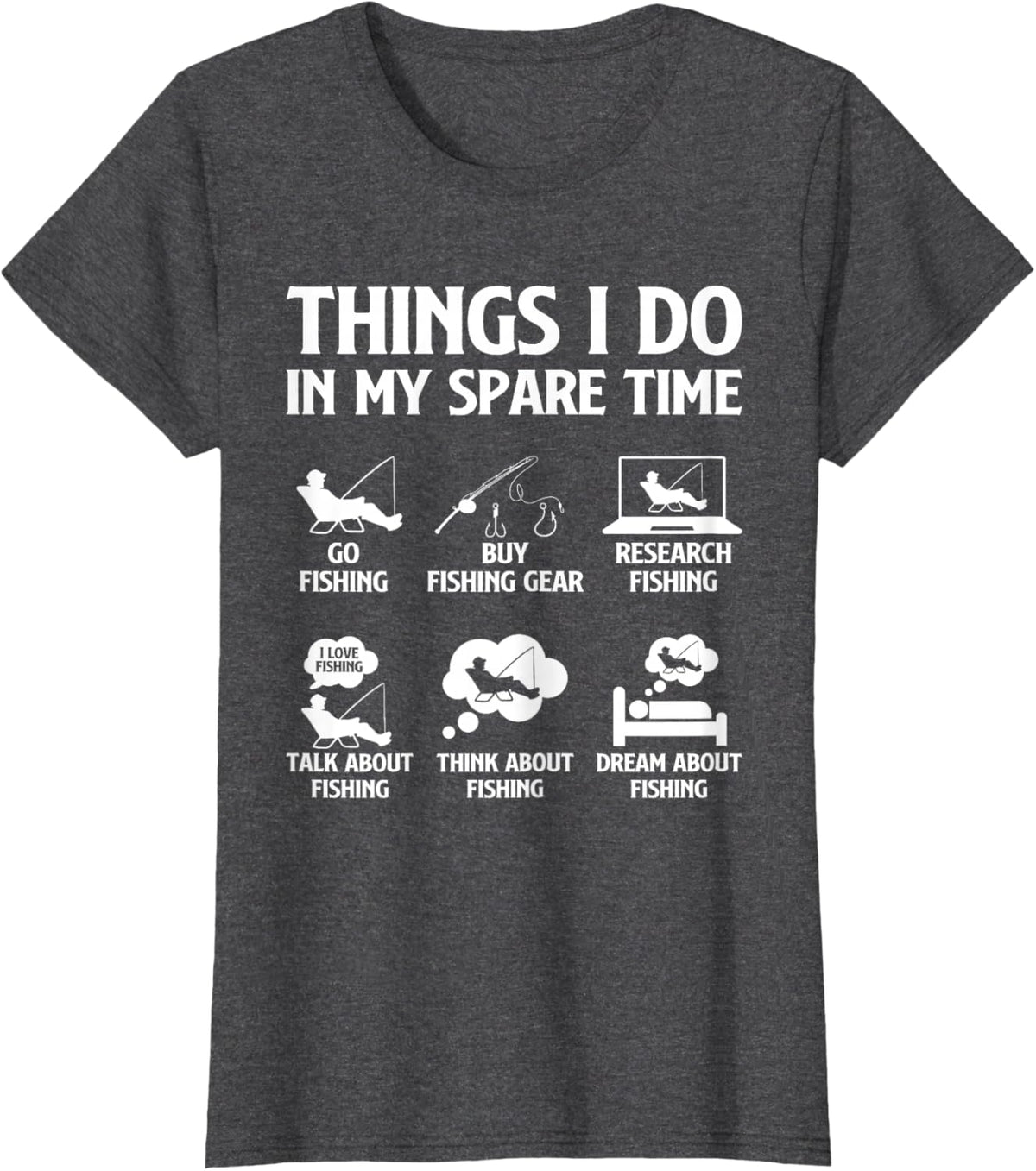 Things I Do in My Spare Time Fishing Boys Men Bass Fishing