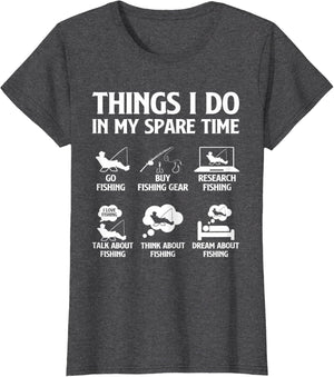 Things I Do in My Spare Time Fishing Boys Men Bass Fishing