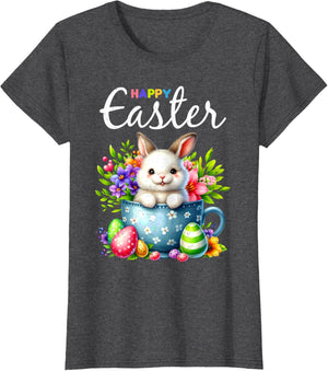 Bunny Egg Hunt Happy Easter Cute Spring Christian Holiday