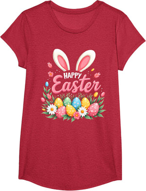 Happy Easter Bunny Spring Easter Egg Easter Shirts For Women