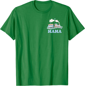 Mama First Birthday Boy Girl Train Railroad Family Matching