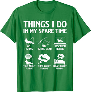 Things I Do in My Spare Time Fishing Boys Men Bass Fishing