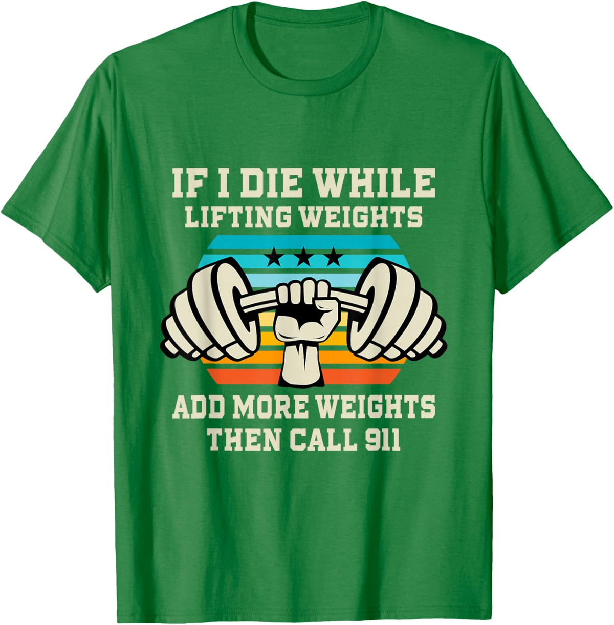 If I Die While Lifting Weights - Funny Workout &amp; Gym Gift T-Shirt Small