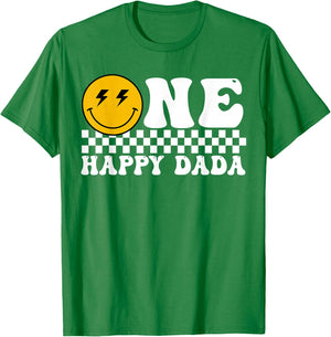 Happy Dada 1st Birthday Family Matching Theme