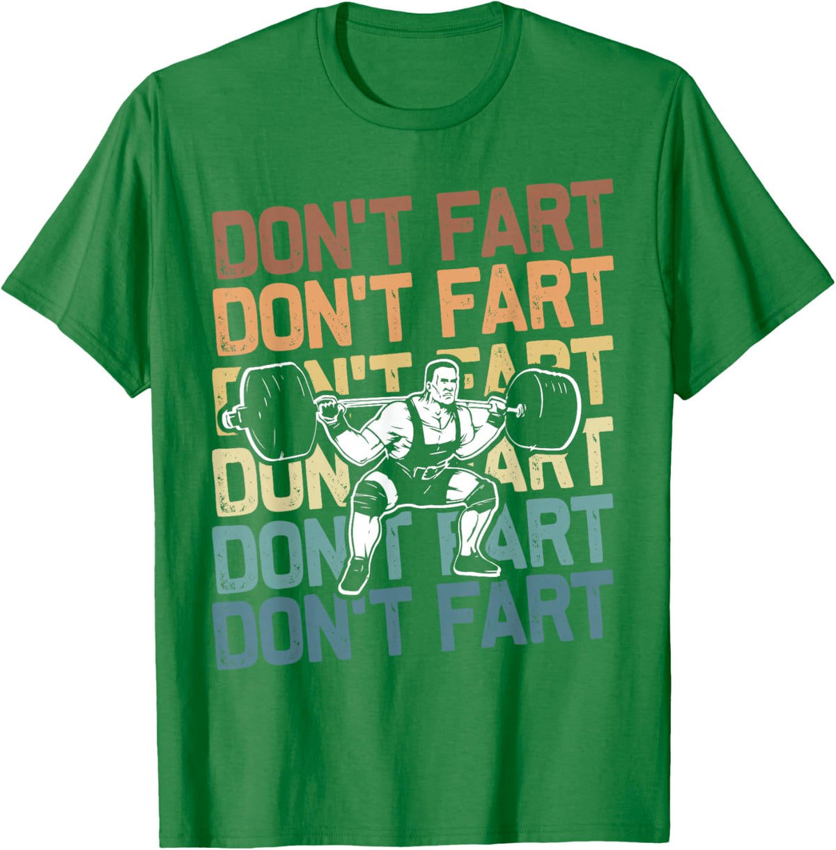 Funny Wieghtlifting Apparel for Men Women Don't Fart Lifting Weights Weightlifting Gym Fitness Workout T-Shirt, Small, Black