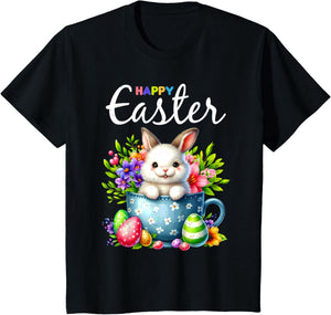 Bunny Egg Hunt Happy Easter Cute Spring Christian Holiday