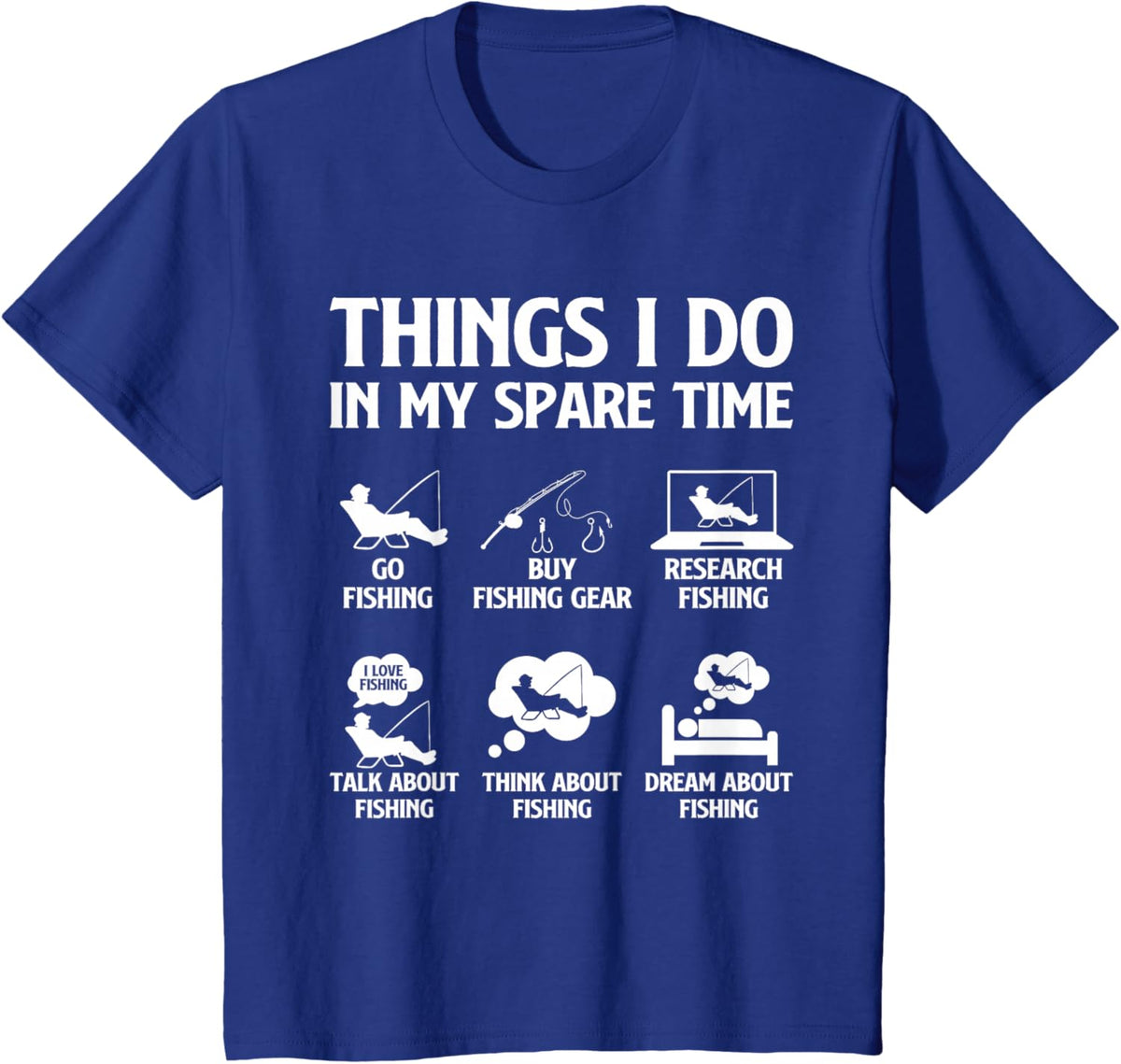 Things I Do in My Spare Time Fishing Boys Men Bass Fishing