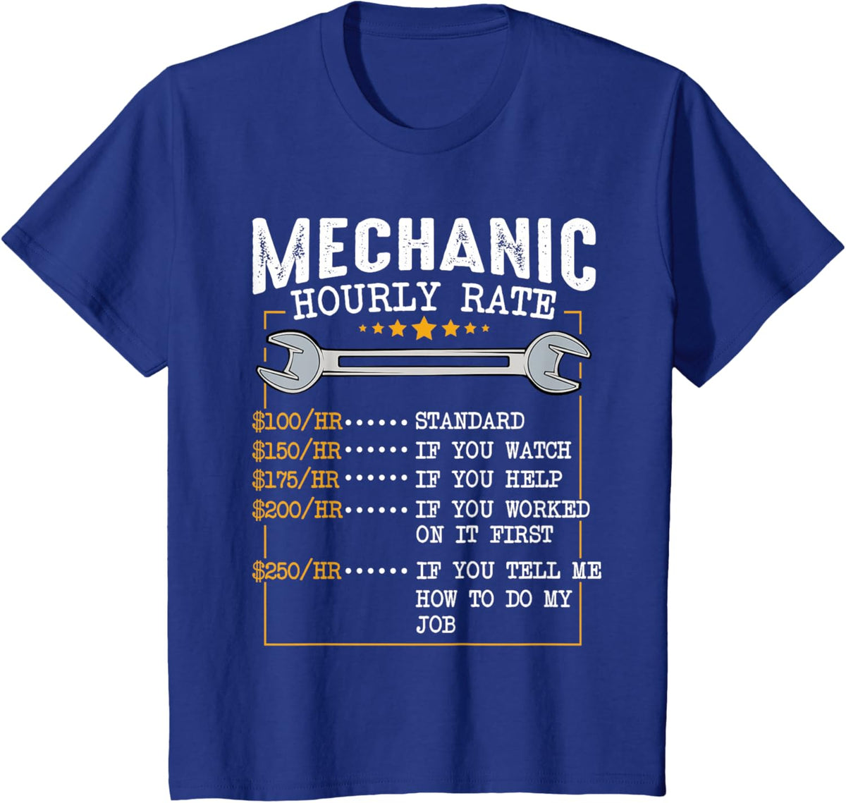 Mechanic Hourly Rate Car Mechatronics Engineer Profession Car Gift