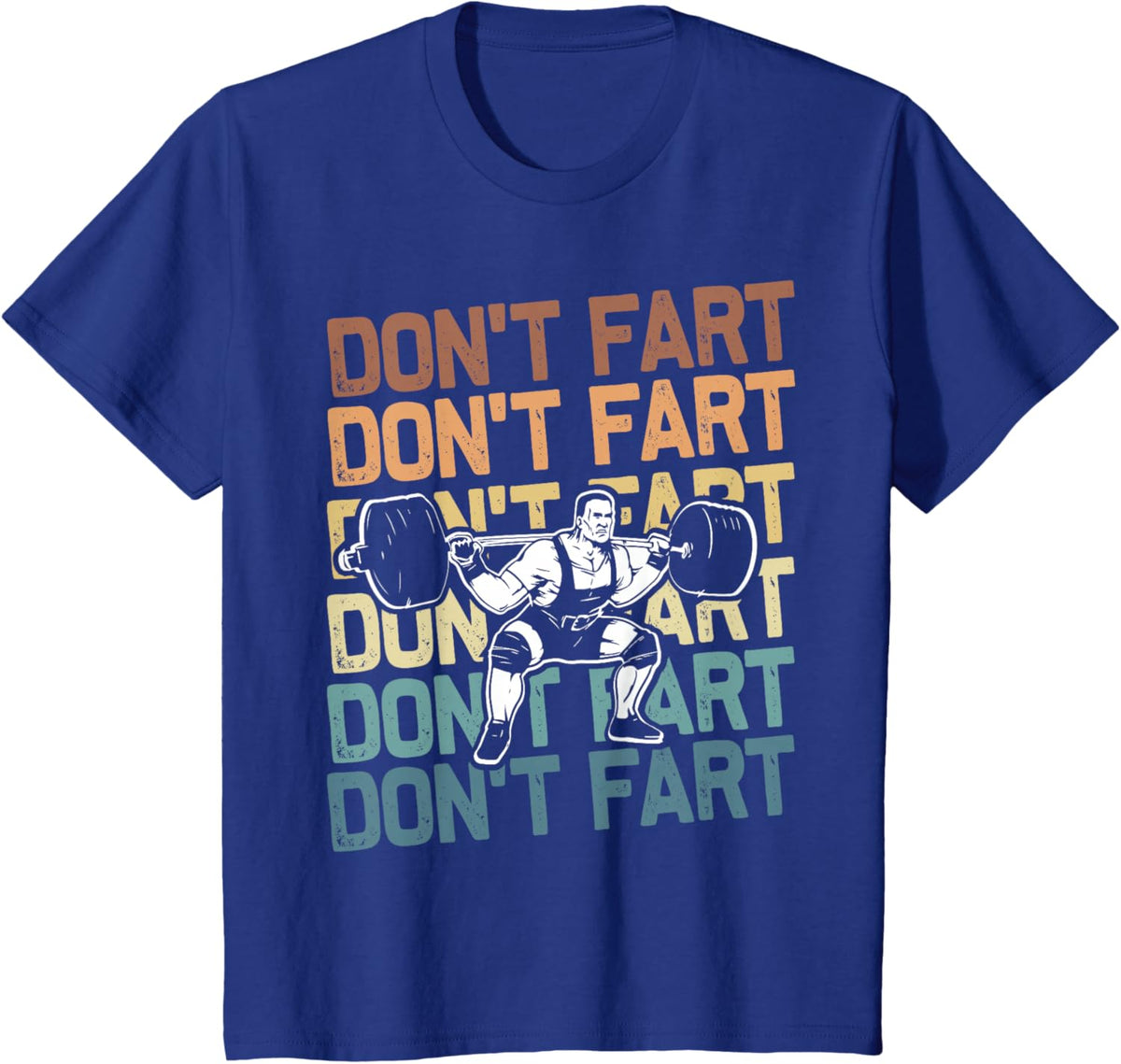 Funny Wieghtlifting Apparel for Men Women Don't Fart Lifting Weights Weightlifting Gym Fitness Workout T-Shirt, Small, Black