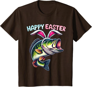 Fisherman Bunny Ears Funny Fish Easter Holiday Eggs Fishing
