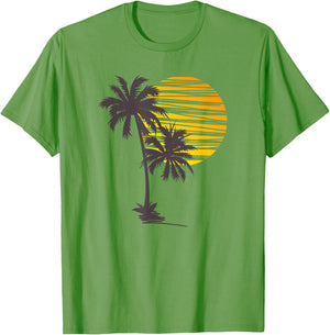 Beach Palm Tree T-Shirt Nice Funny Holiday Summer Holiday
