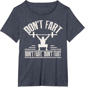 Don't Fart Funny Fitness Gym Workout Weights Squat