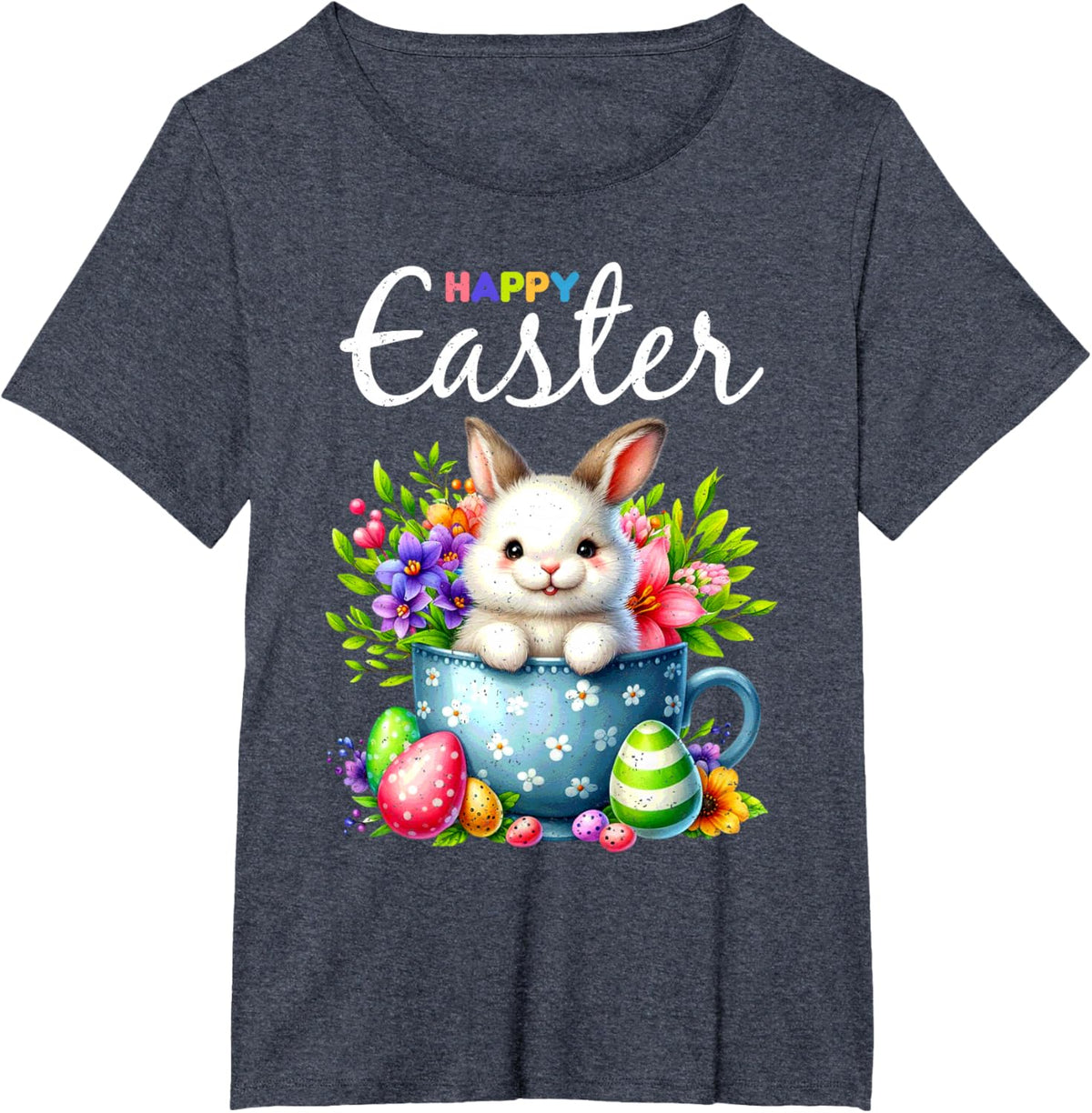 Bunny Egg Hunt Happy Easter Cute Spring Christian Holiday